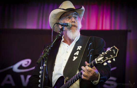a photo of Ray Benson from Asleep At The Wheel performing for the RadioShow in Austin 2017