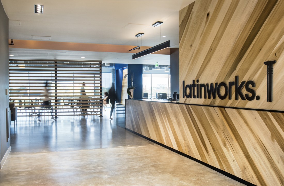 a photo of the front office of Latinworks