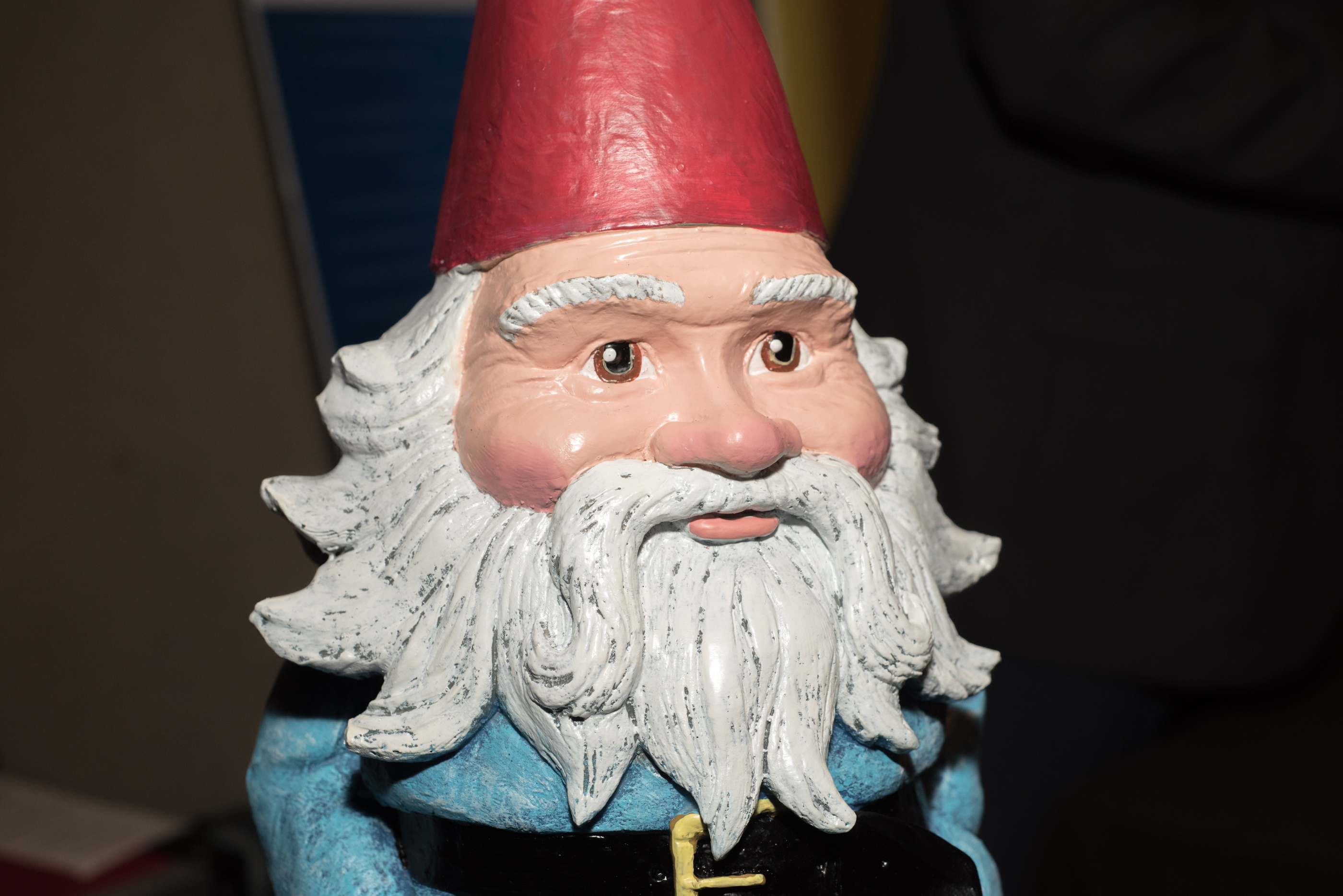 a statuette of the roaming gnome