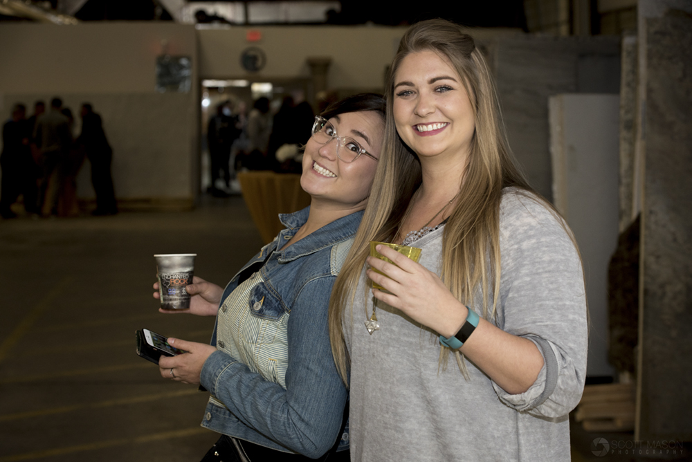 attendants at a Neolith Tiny House event