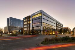 the WeWork building in the Domain, Austin