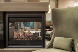 Lobby fireplace lounge photo of the Residence Inn Houston at NRG Park