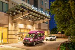 Exterior photo of the Residence Inn Houston at NRG Park