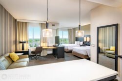 Double room at the Residence Inn Houston at NRG Park